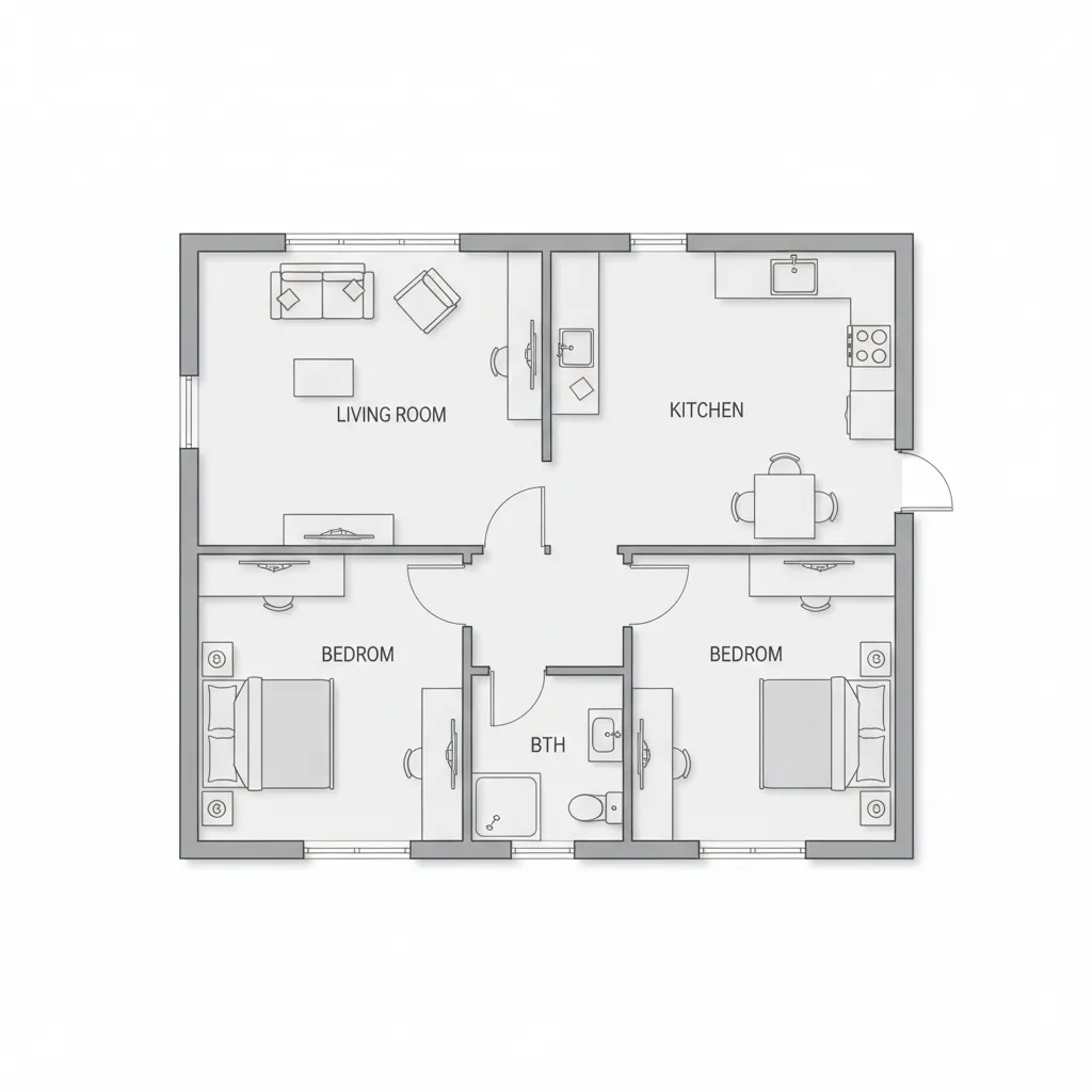 Denah Rumah Type 45: Contoh Layout Nyaman