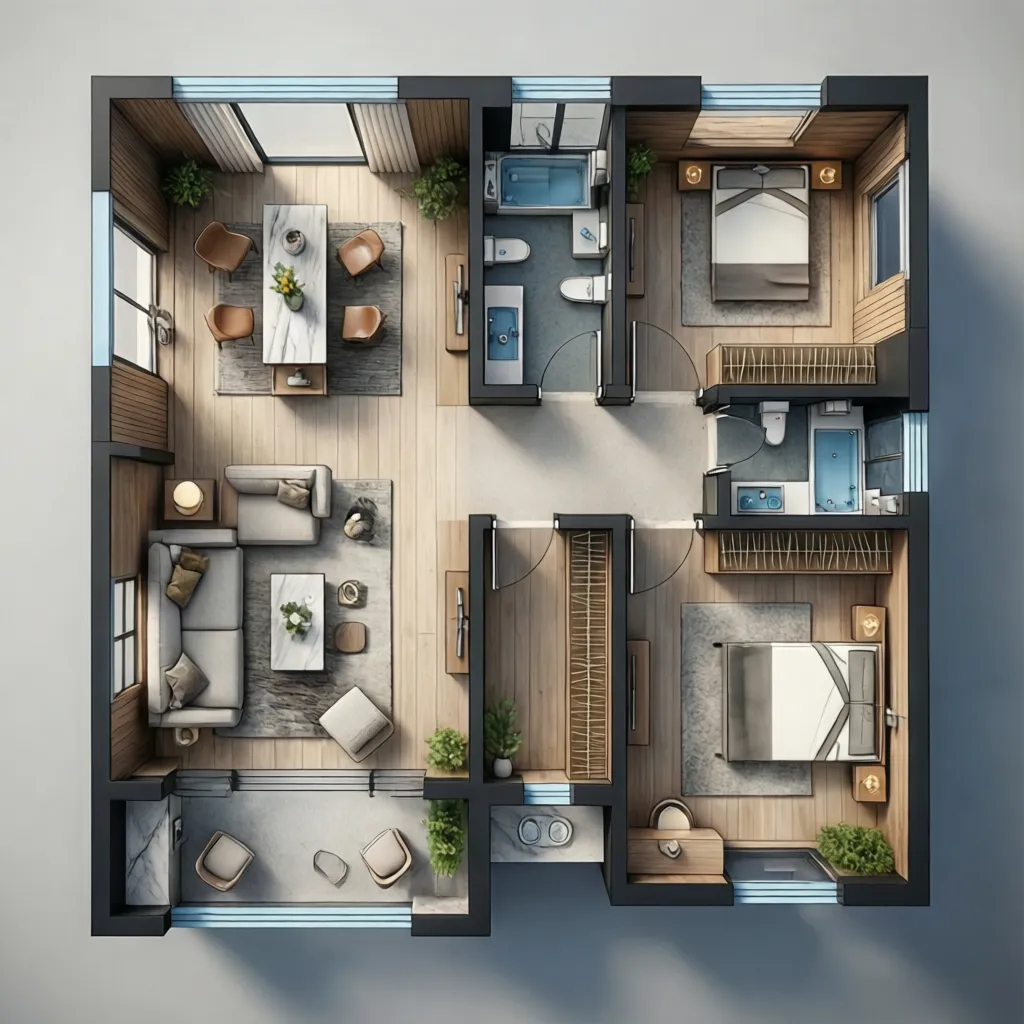 Denah Rumah Type 80: Ide Layout Nyaman & Fungsional