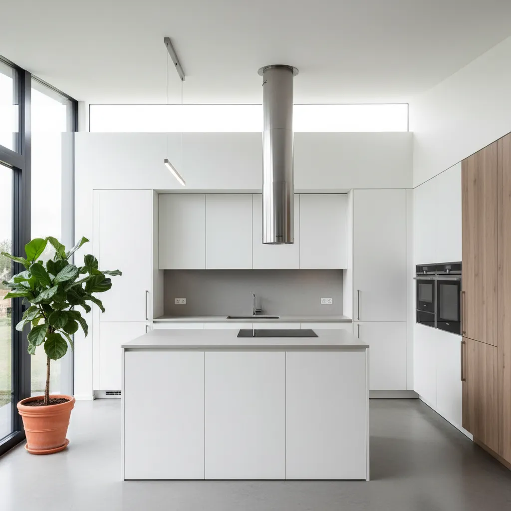 Rumah Asap Desain cerobong asap rumah yang aman dan estetis