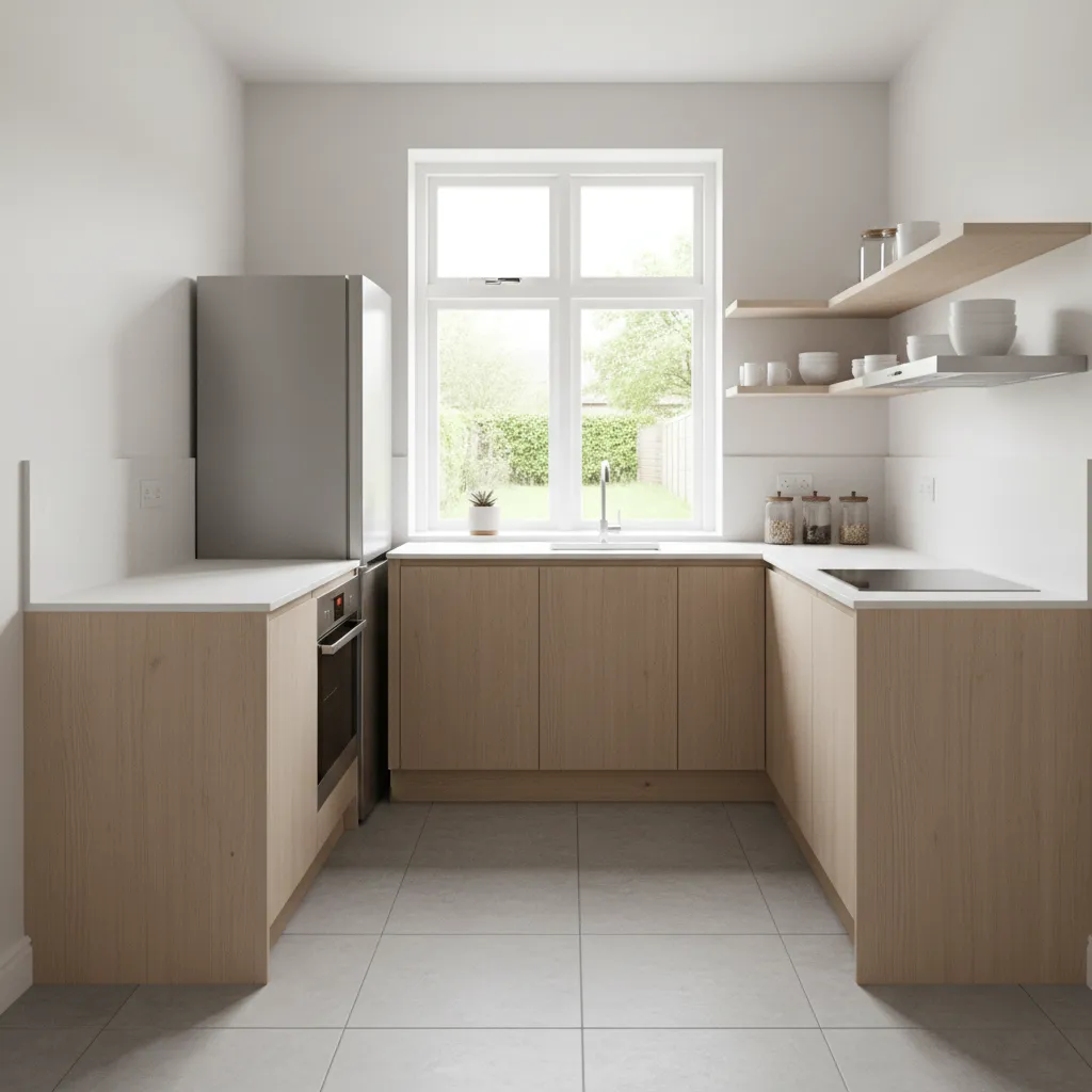 Desain dapur kecil pada rumah type 36