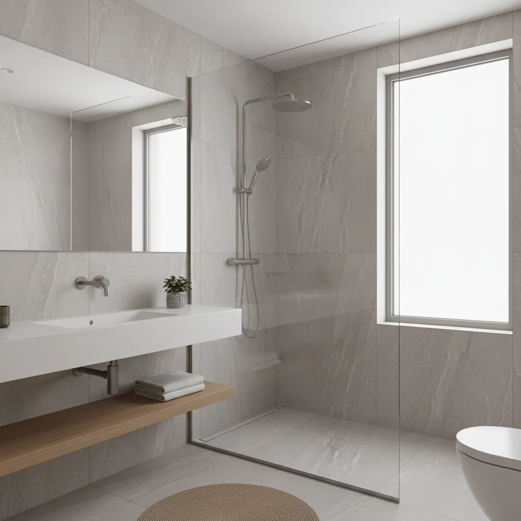 Desain kamar mandi dalam modern minimalis