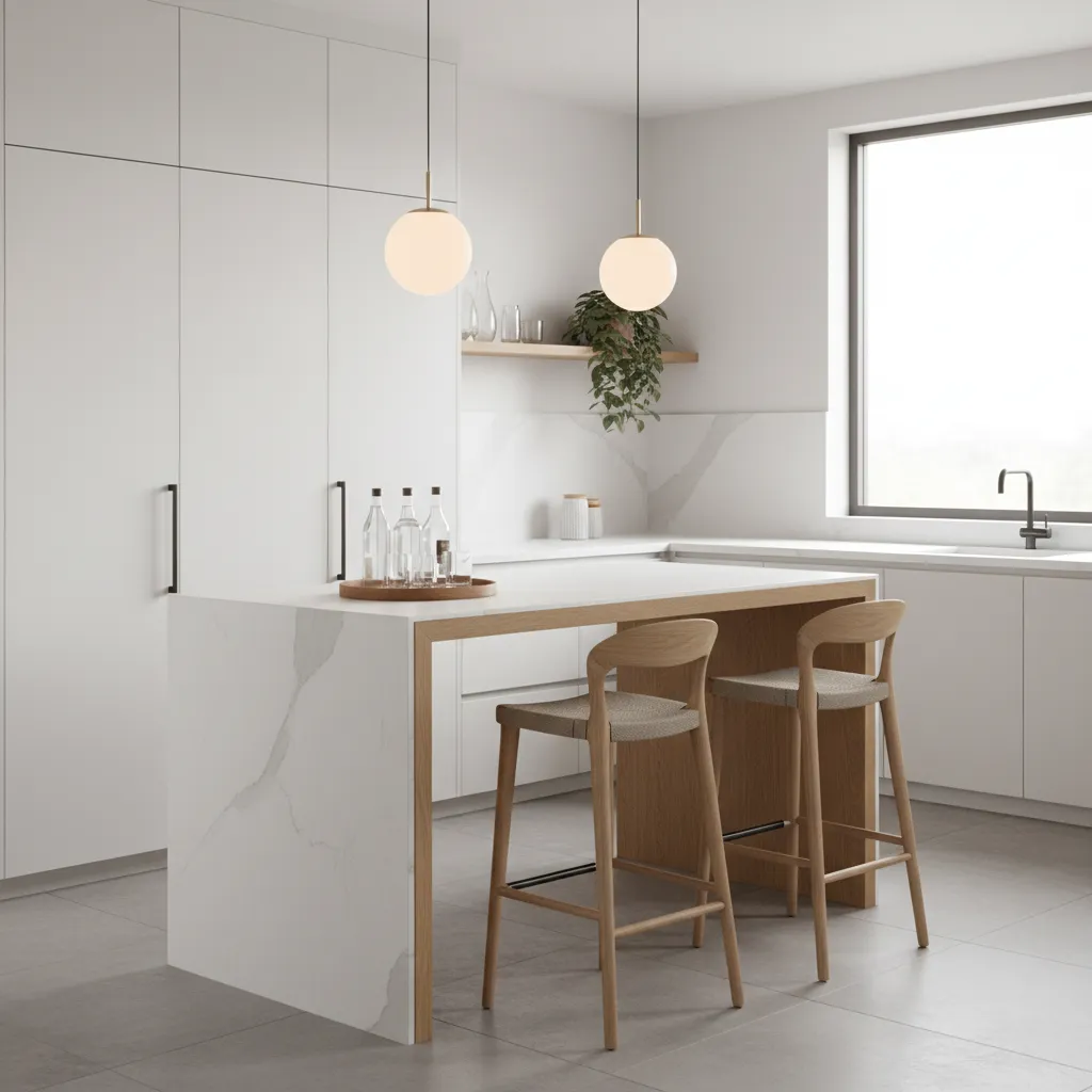 Desain mini bar rumah minimalis yang fungsional