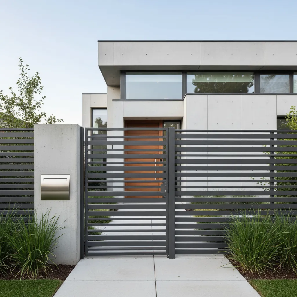 Desain Pagar Depan Rumah Minimalis yang Fungsional