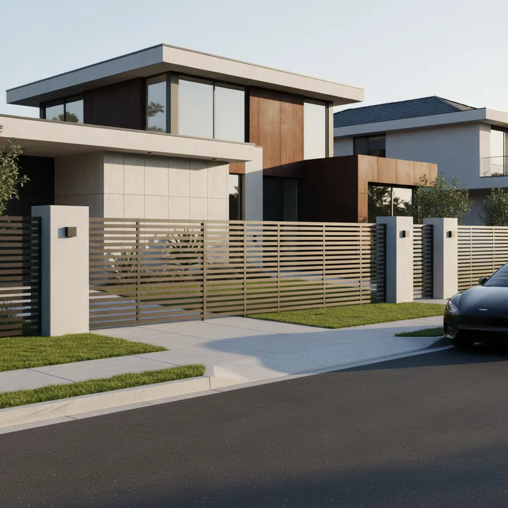 Gambar Desain Pagar Rumah Modern dan Fungsional