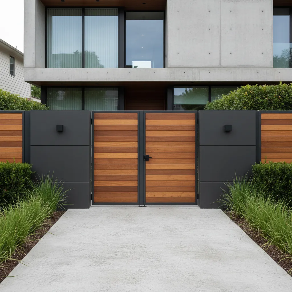 Desain pintu gerbang rumah yang fungsional dan estetis