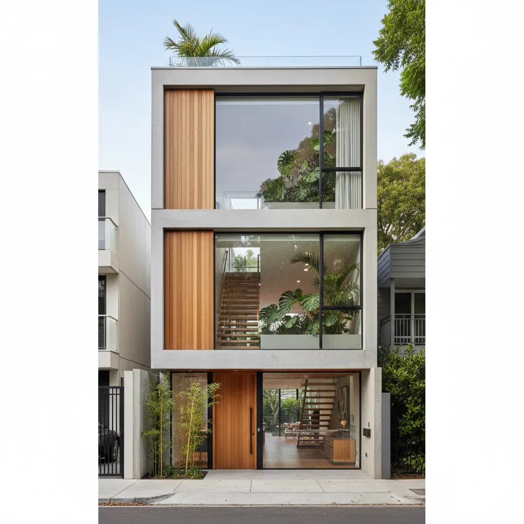 Desain rumah ukuran 3x9 meter yang nyaman dan fungsional