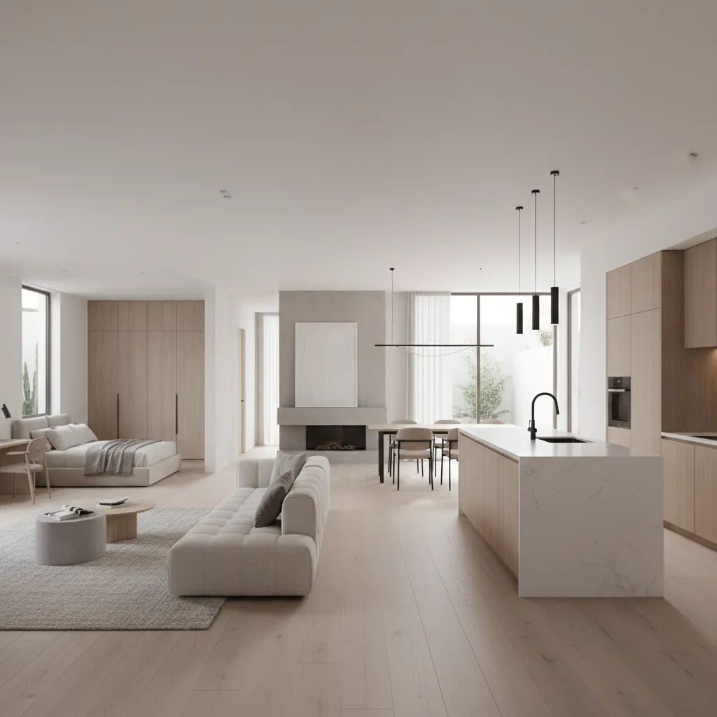 Desain rumah 7x15 dengan 3 kamar tidur nyaman