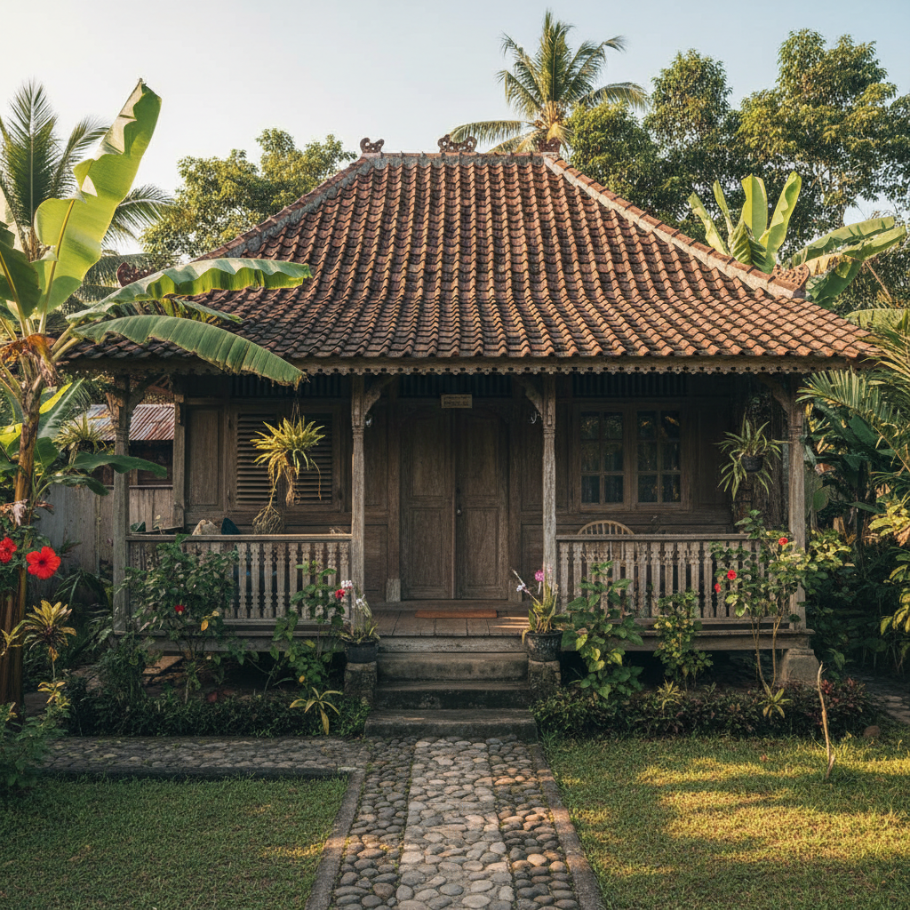 Desain rumah jadul sederhana yang tetap nyaman