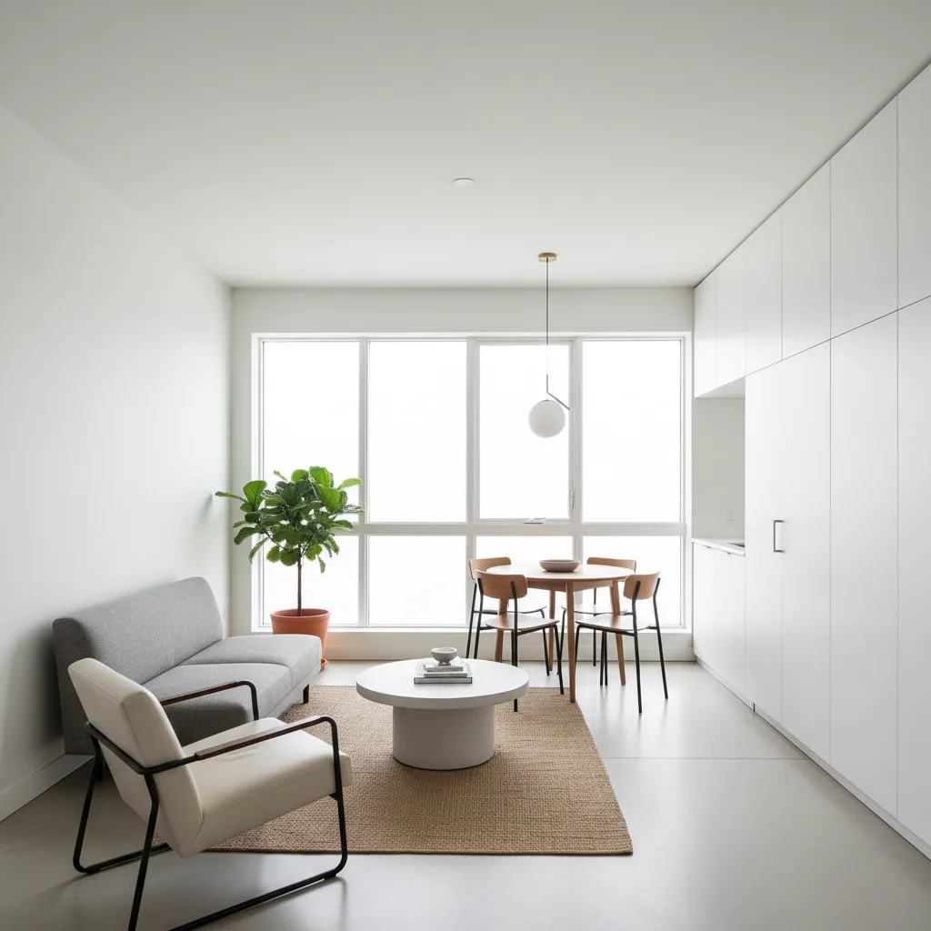 interior rumah kecil minimalis terasa luas