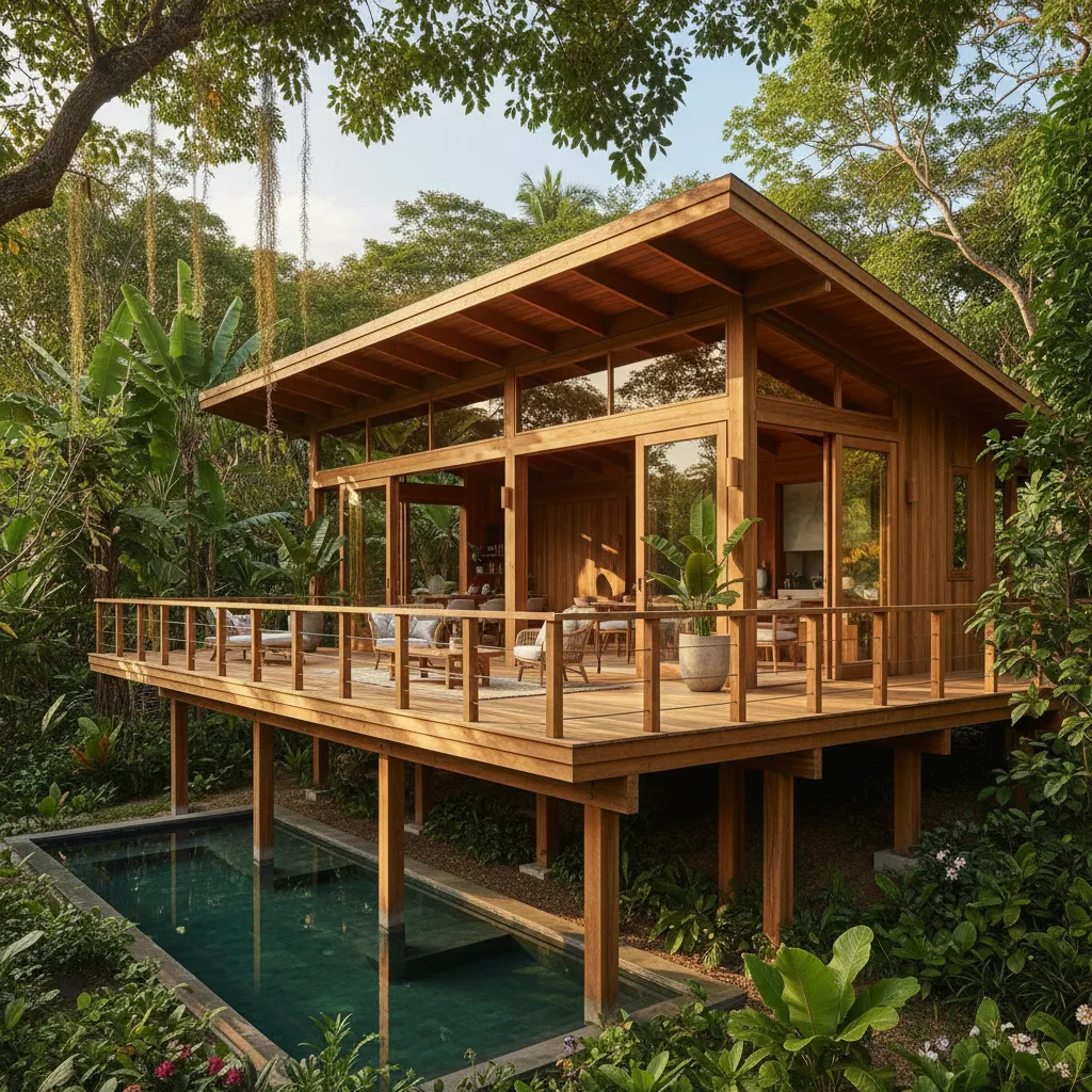 Desain Rumah Panggung: Solusi Rumah Sejuk dan Aman
