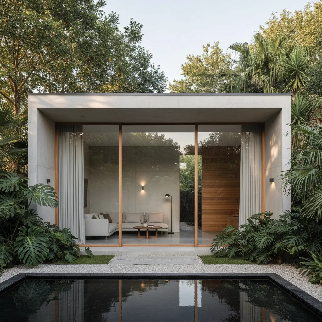 Desain rumah paviliun minimalis yang nyaman dan efisien