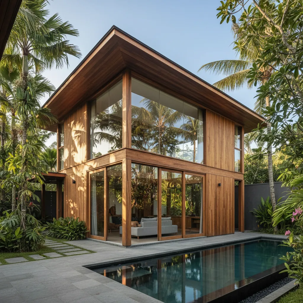 Desain Rumah Ulin Modern yang Tahan Lama dan Elegan