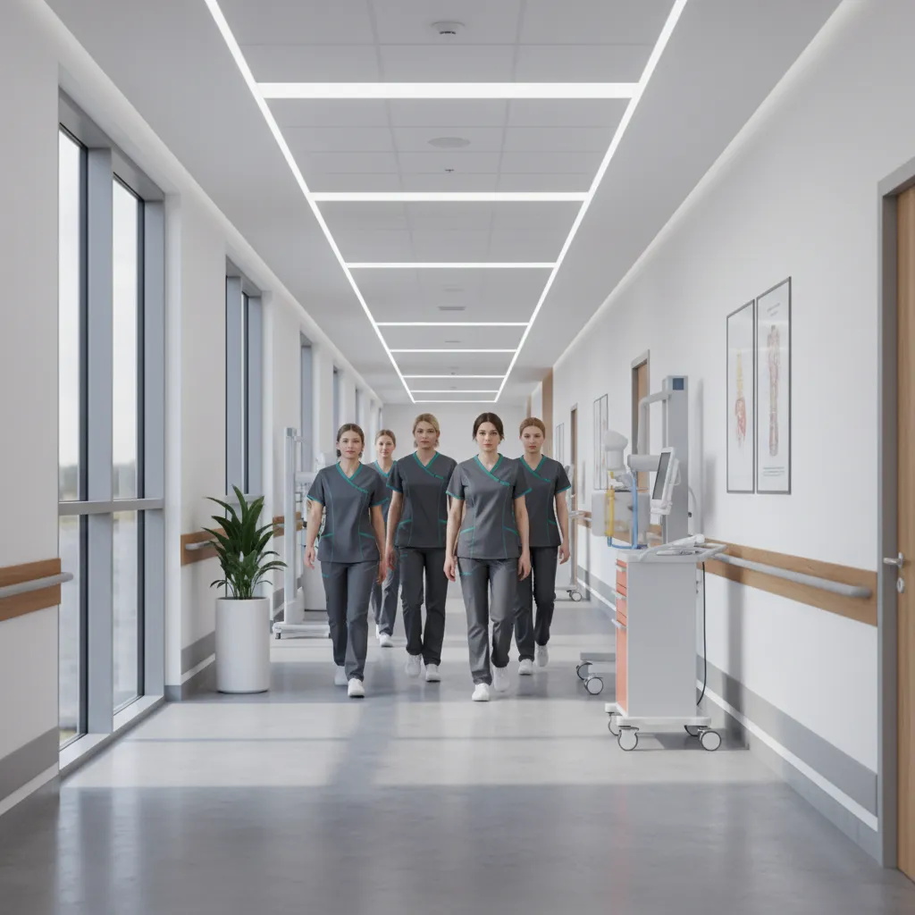 Desain seragam rumah sakit yang nyaman dan profesional