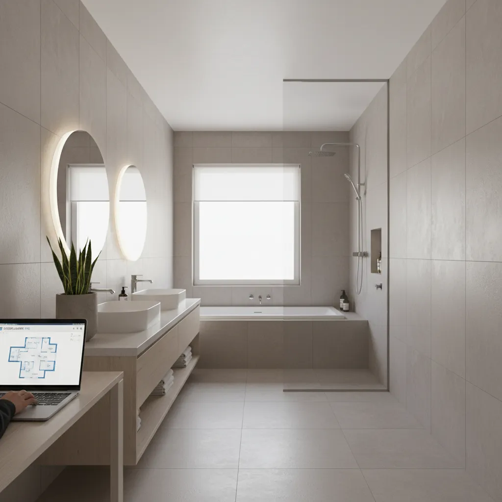 Design Your Bathroom Floor Plan Online Free