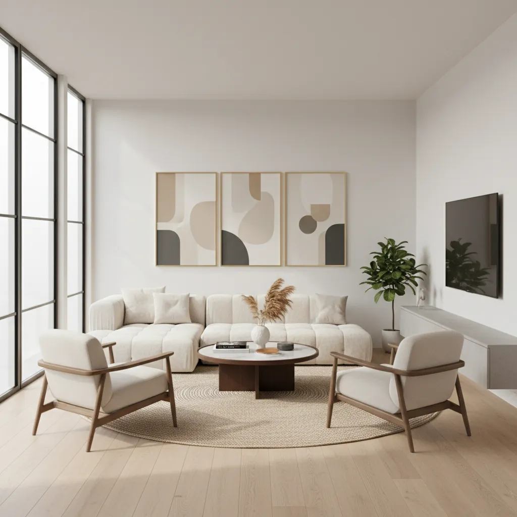 Interior design challenge style living room used to represent Design Home rewards system