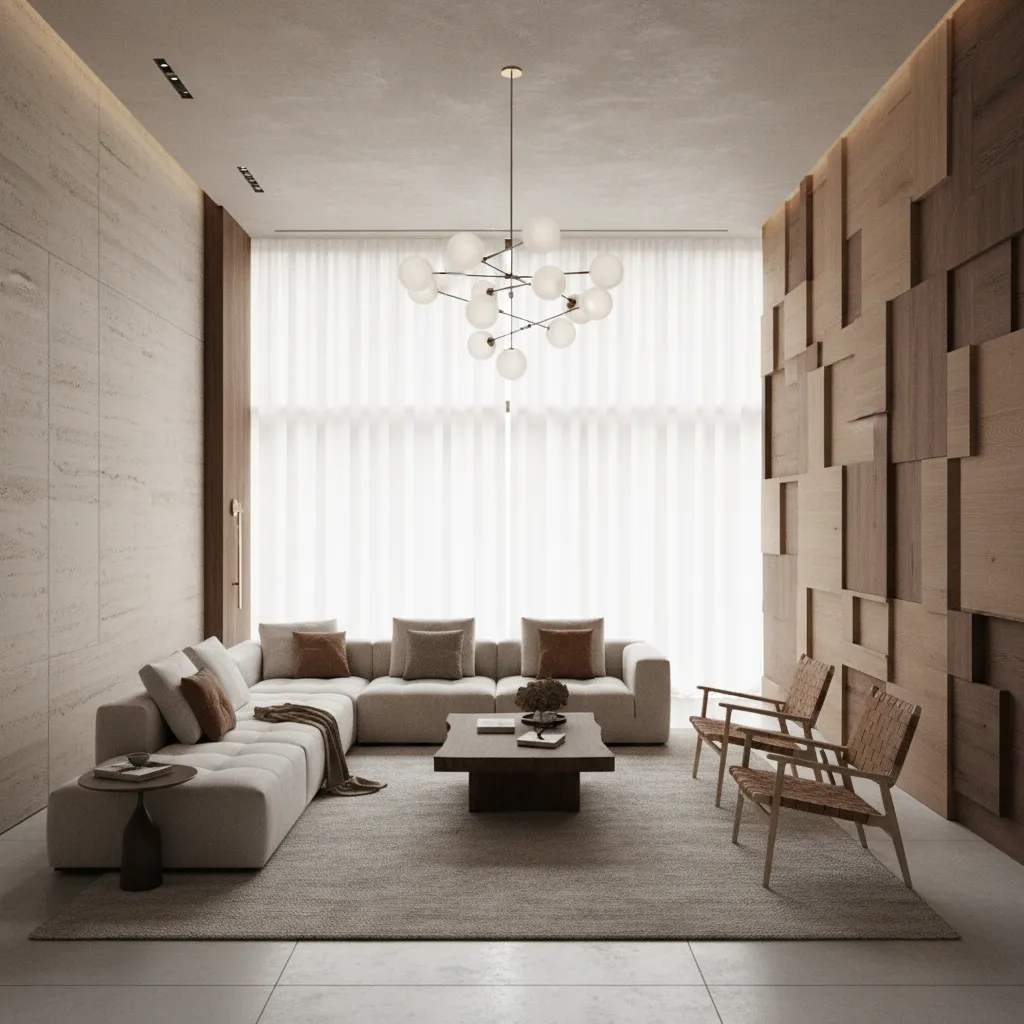 Interior designer concept living room inspired by Casa Decor exhibition style