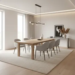 How Interior Designers Choose Dining Room Rug Sizes