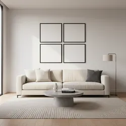 How Interior Designers Arrange Four Picture Frames Professionally