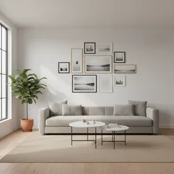 How Interior Designers Plan Multi-Frame Gallery Walls