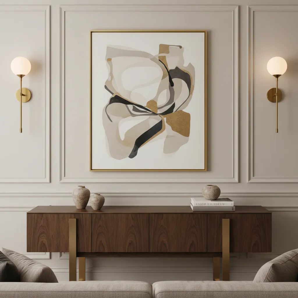 How Interior Designers Style Walls Around Sconces