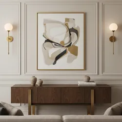 How Interior Designers Style Walls Around Sconces