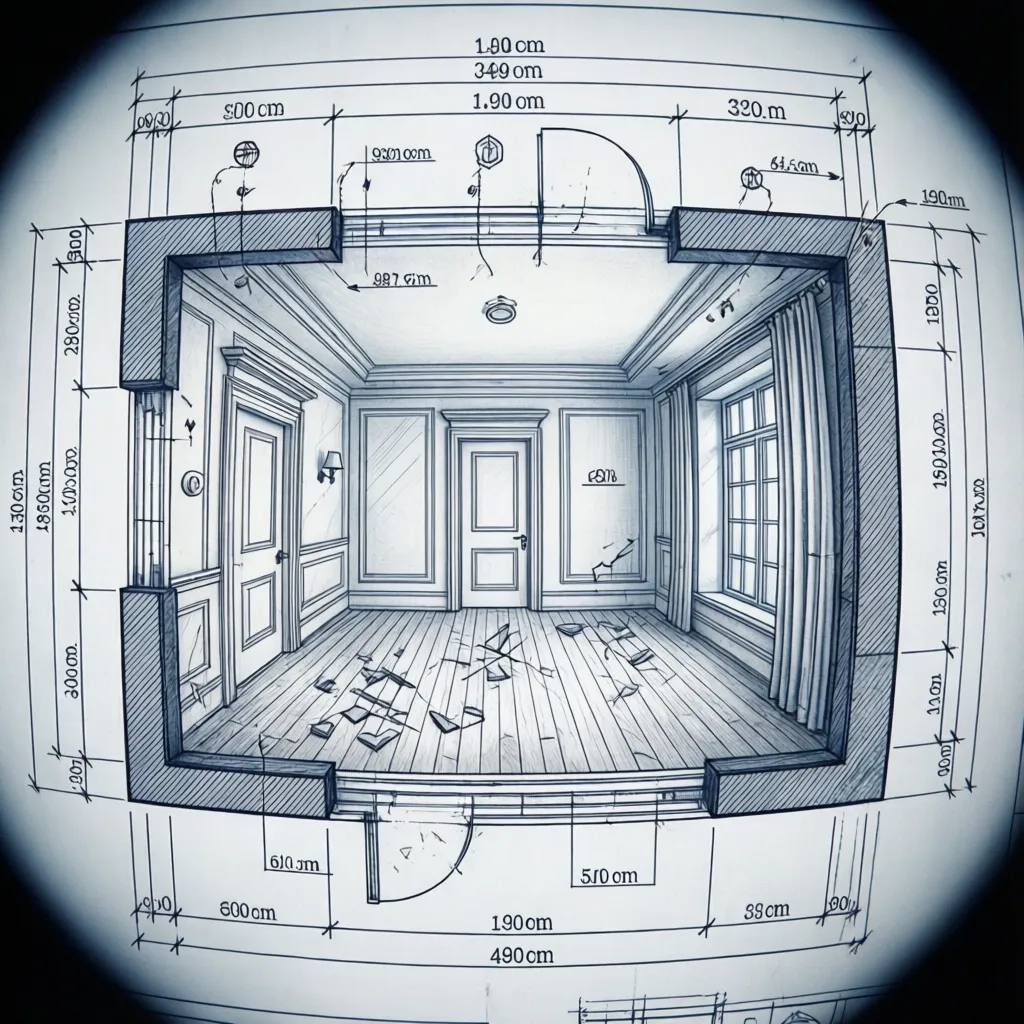 Detail ukuran dan dimensi pada denah rumah