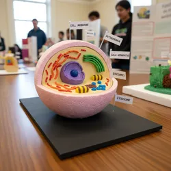 How to Make a Detailed Styrofoam Cell Model for a Science Fair