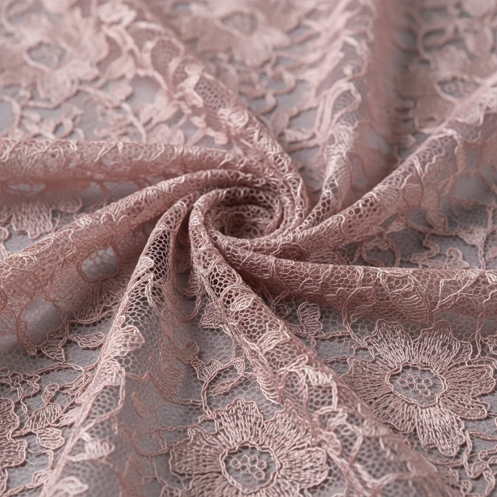 Primer plano de textura de encaje elástico en ropa interior femenina