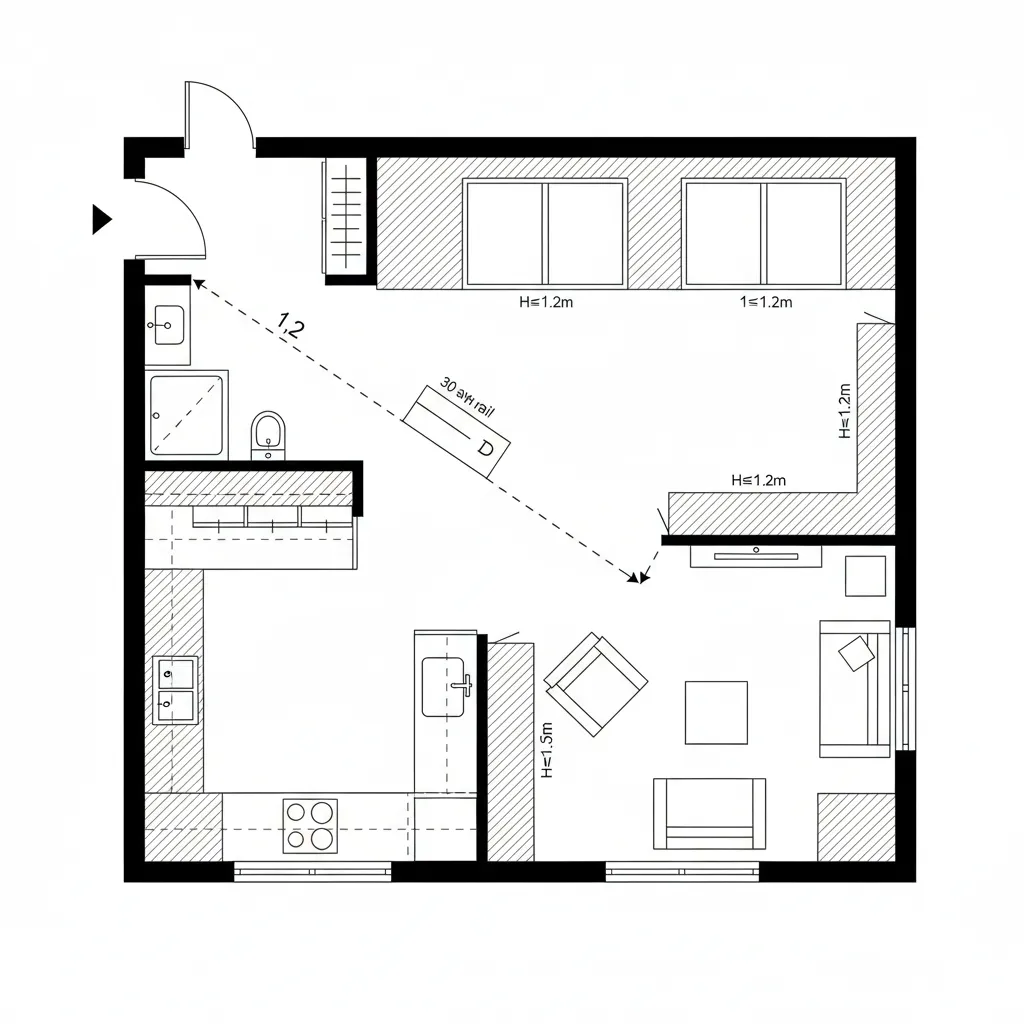 Diagonal Lens: Corner-to-Corner Continuity