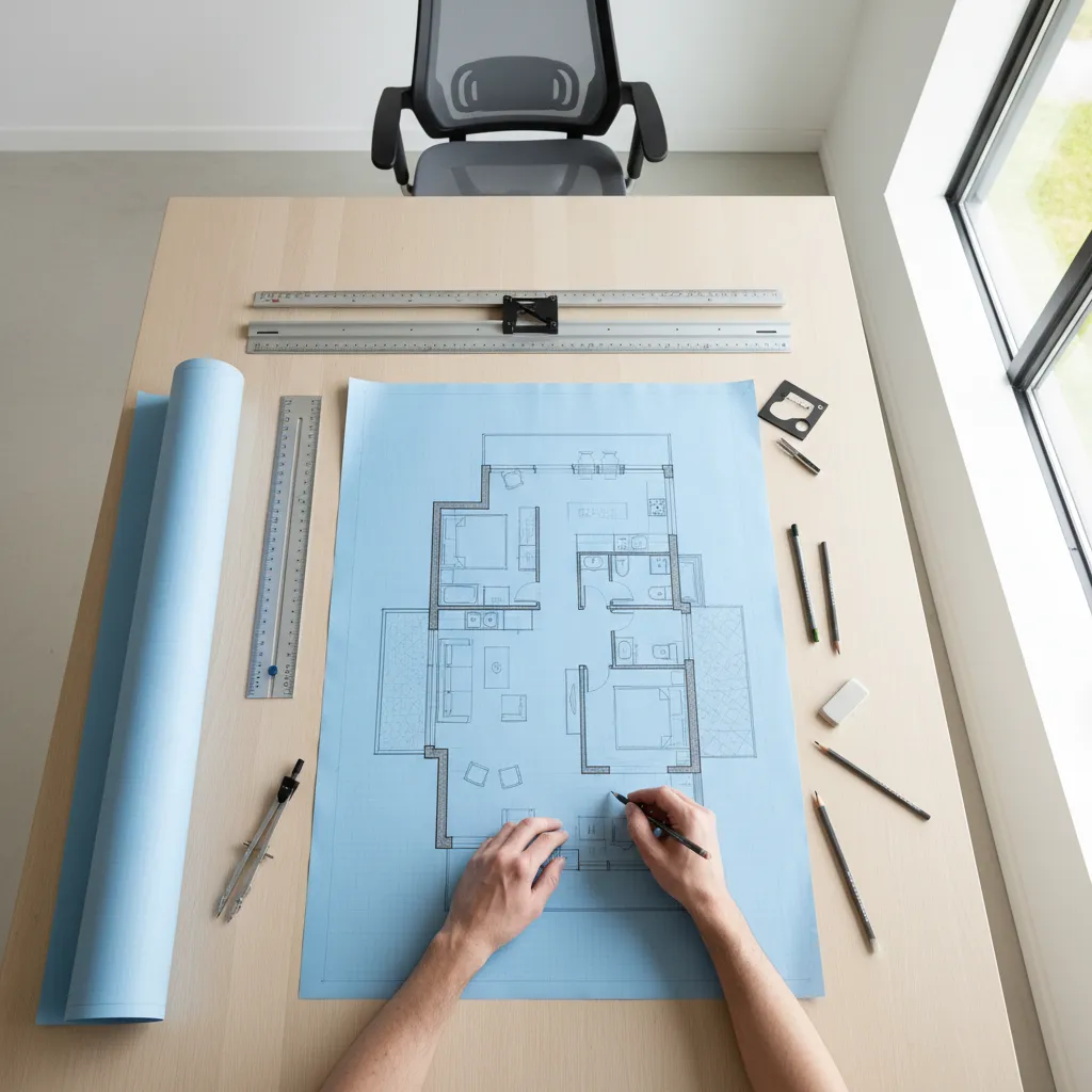 Cómo dibujar el diseño de una casa paso a paso