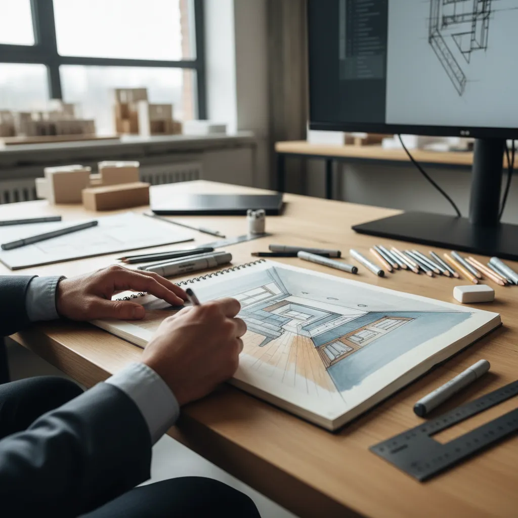 Dibujo a mano alzada para diseñadores de interiores Parramón