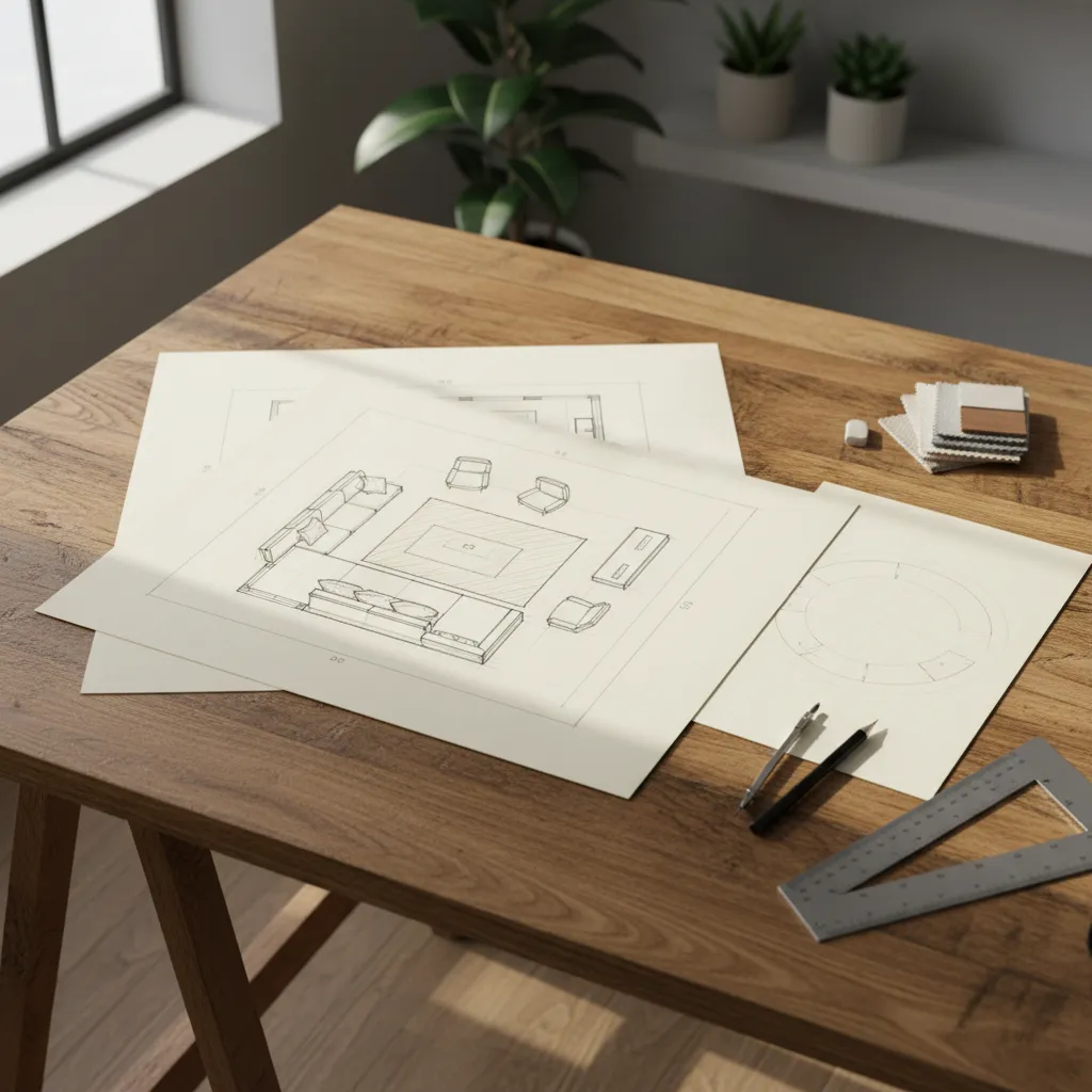 Dibujos de diseño para salón de casa: ideas prácticas