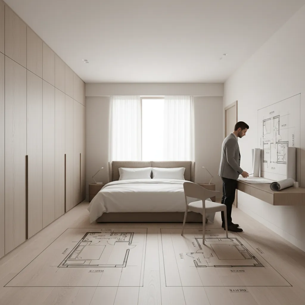 Interior Designer Methods for Planning Difficult Bedroom Layouts