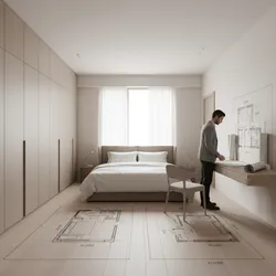 Interior Designer Methods for Planning Difficult Bedroom Layouts