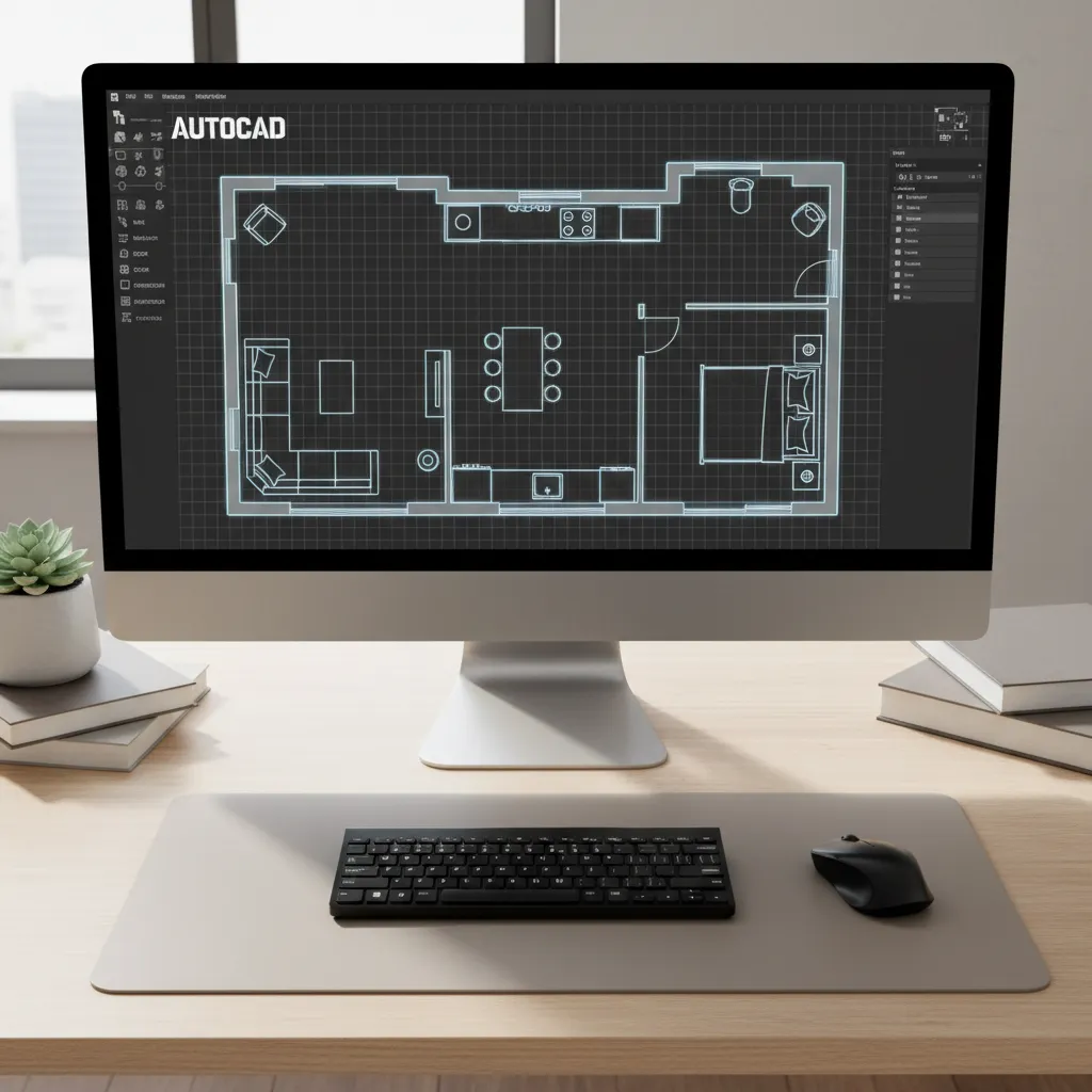Digital floor plan layout created with home design software