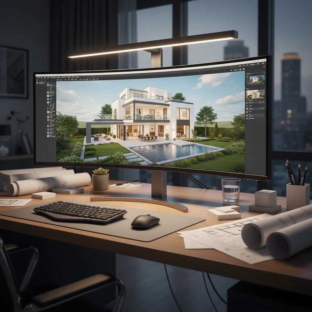 digital 3d floor plan used for planning home renovation layout