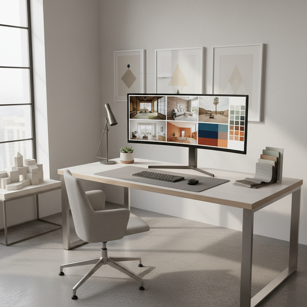 Mood Boards Feel Flat? Use Digital Wallpapers for Interior Design