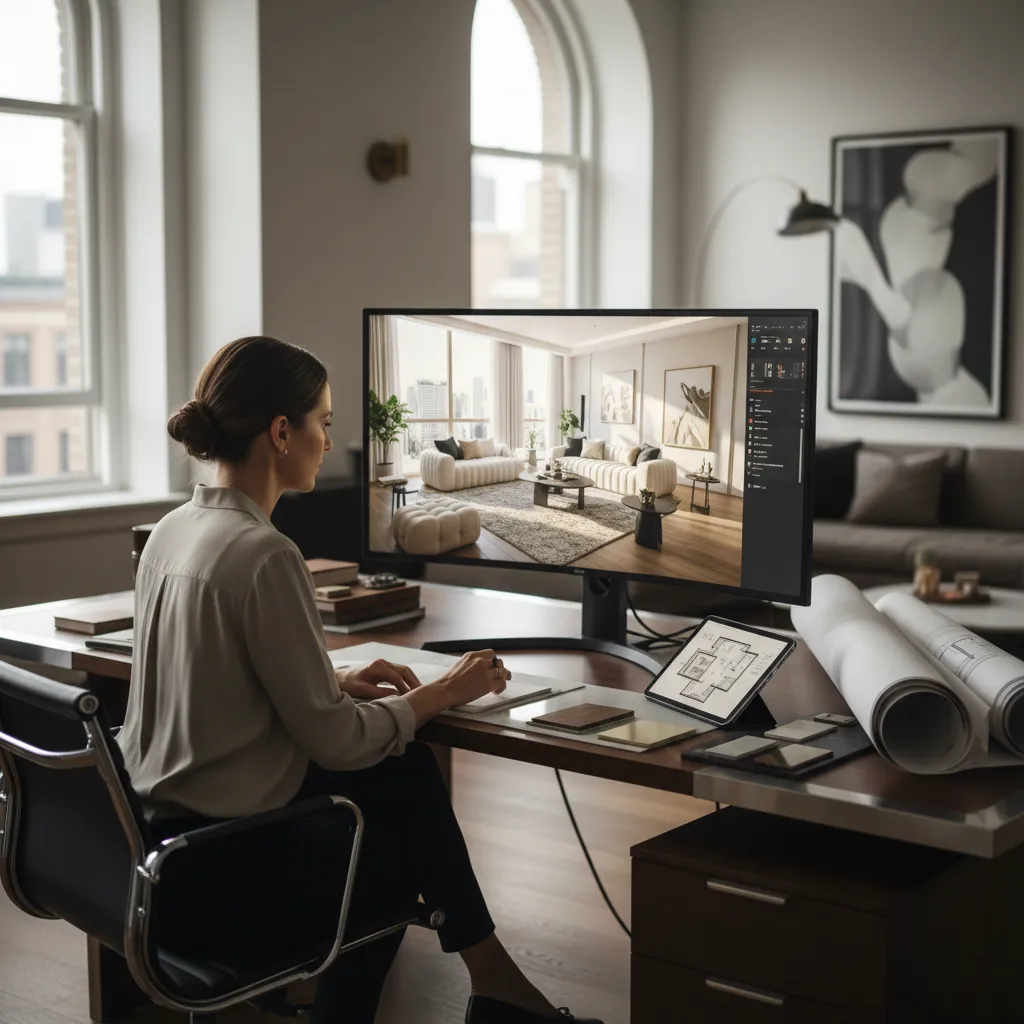 Estrella digital decorador de interiores: profesión en alza