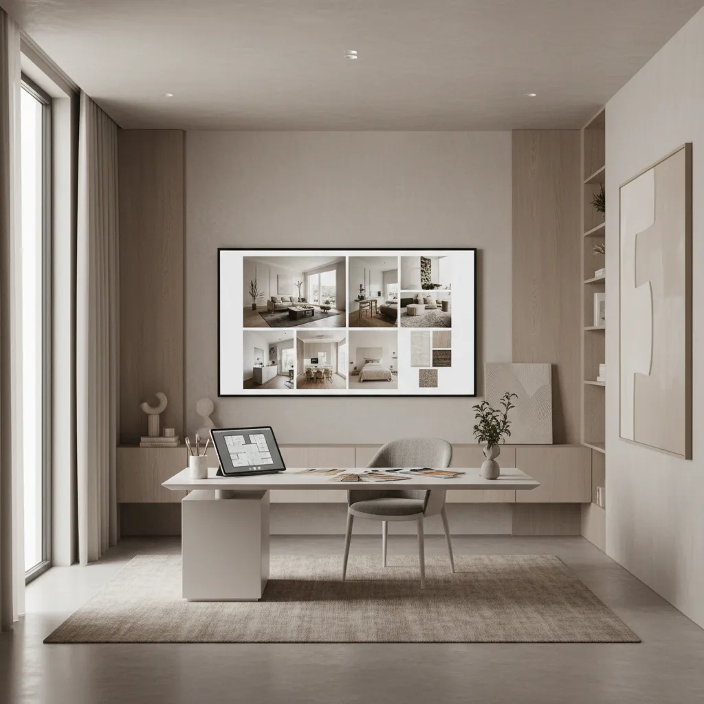 How Interior Designers Use Digital Wallpapers for Mood Boards and Concept Development