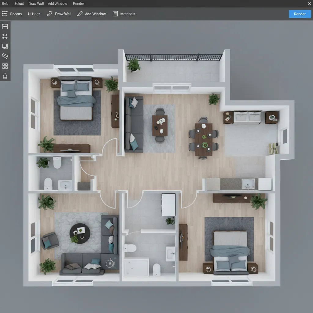 Room Layout Feels Wrong? Easy Click‑Drag Floor Plan Creator