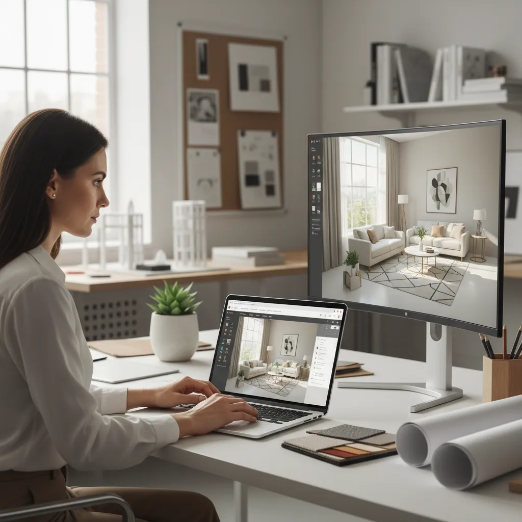 Uso de un planificador digital para diseñar habitaciones