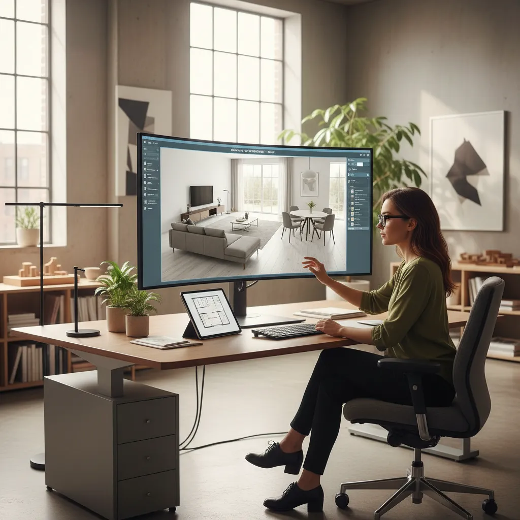 Uso de un planificador digital de habitaciones para diseñar un espacio
