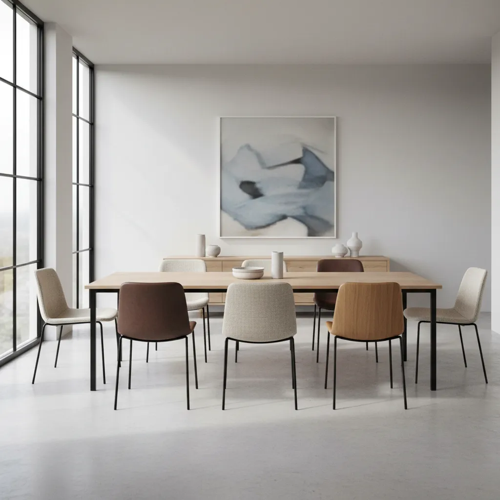 Best Materials for Dining Room Chairs with Black Legs: How to choose seat materials that balance style, durability, and easy maintenance with black-leg dining chairs