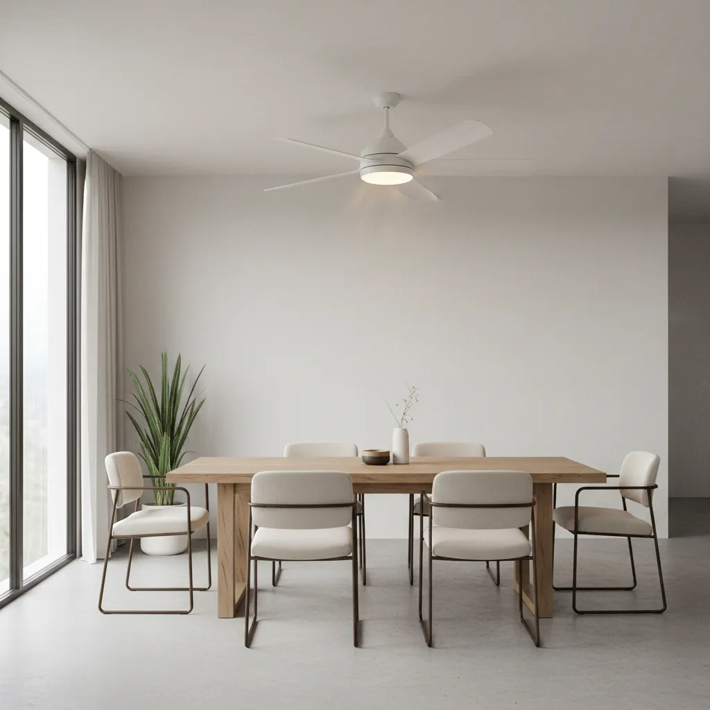 6 Smart Fan Light Placement Tips for Dining Rooms