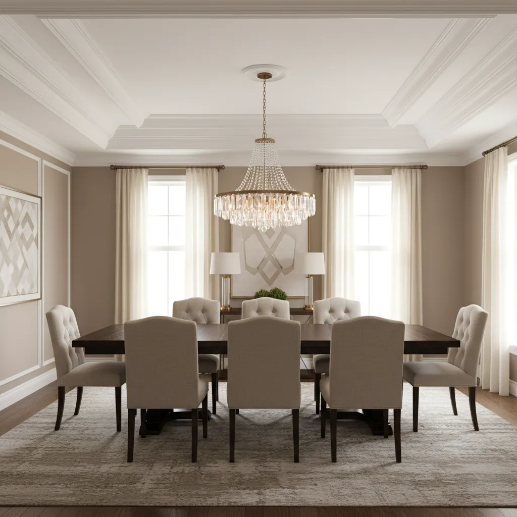 Crown Molding Styles Compared for Dining Room Design