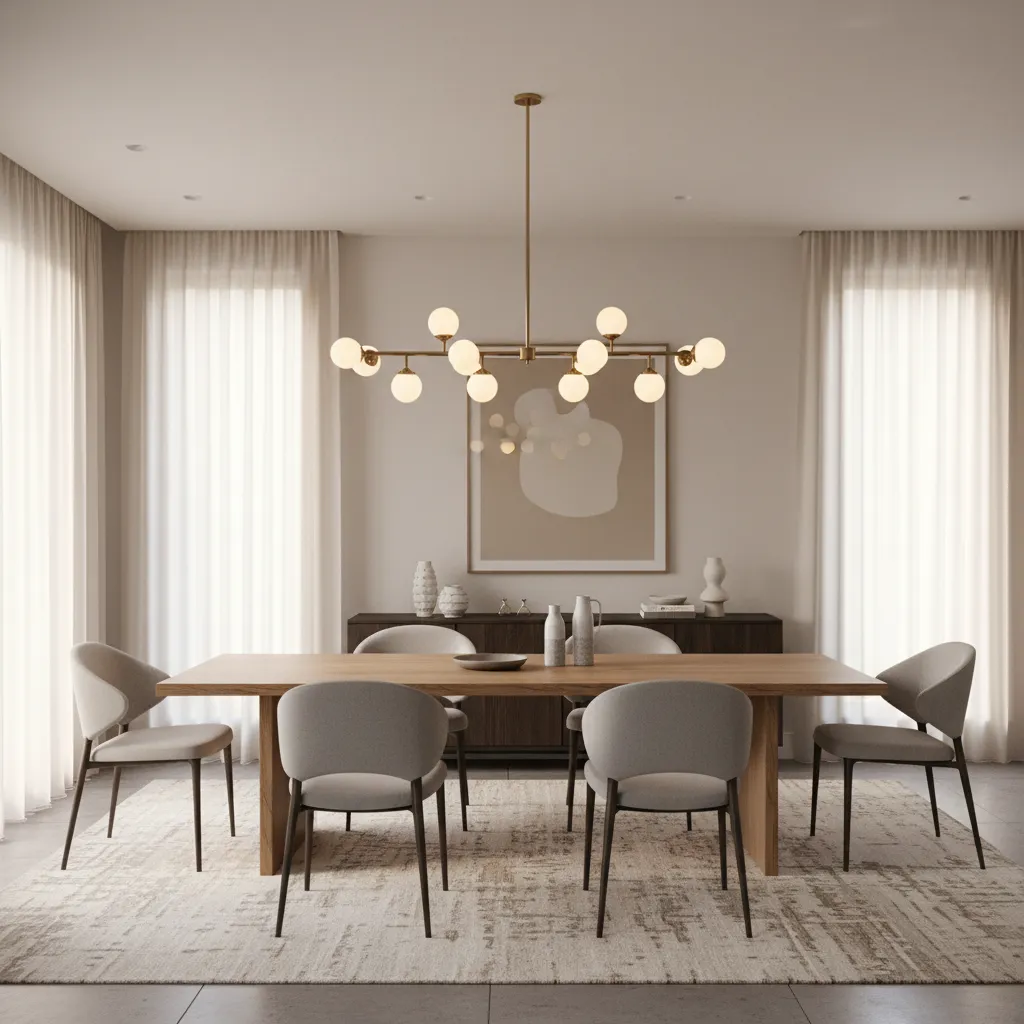 How to Optimize Dining Room Lighting Placement for Perfect Visual Balance