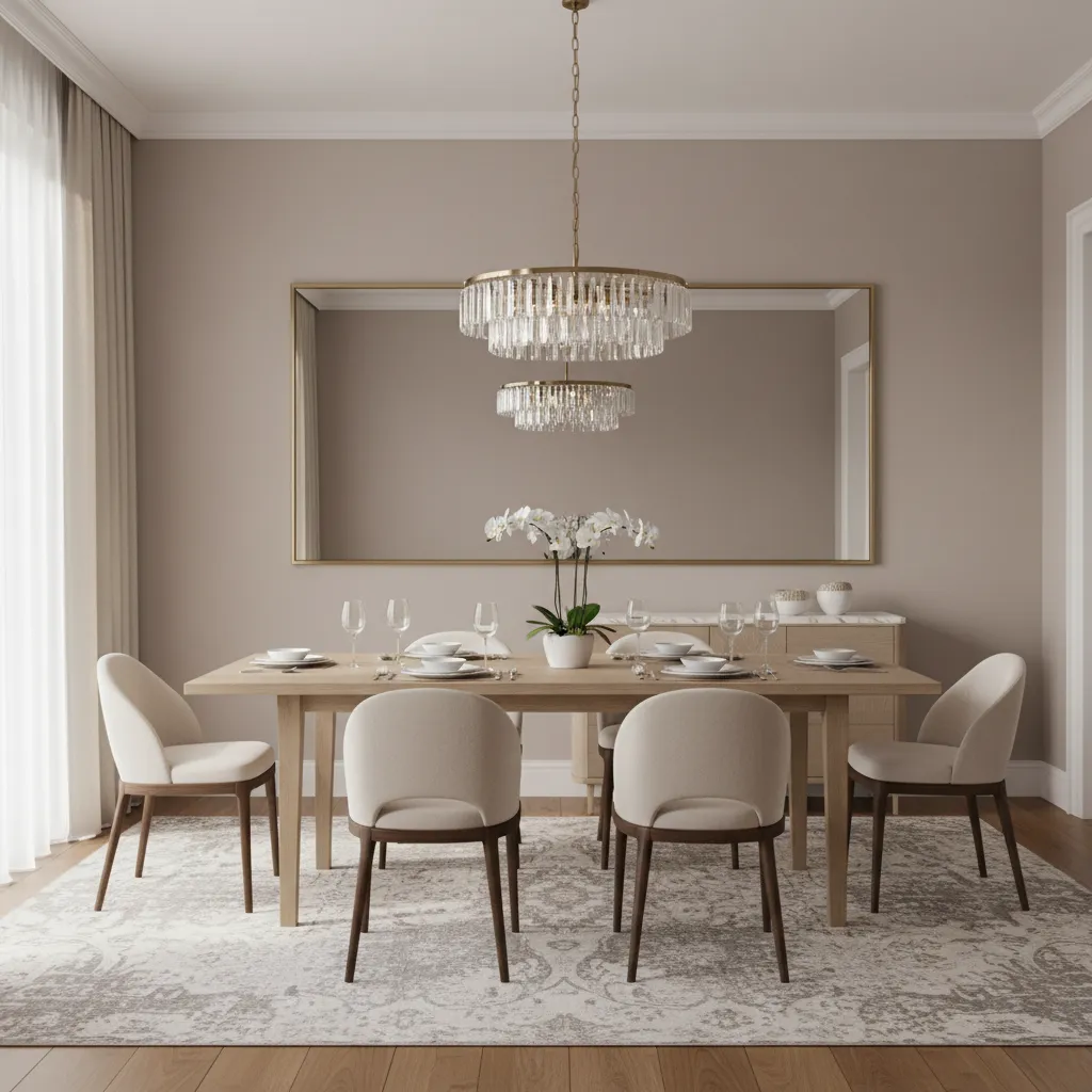 How to Optimize Natural and Artificial Light With Dining Room Mirrors