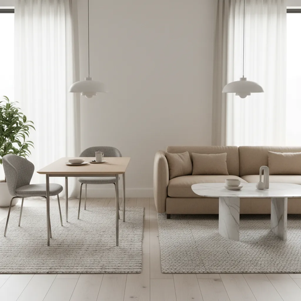 ergonomic dining sofa seat height aligned with dining table