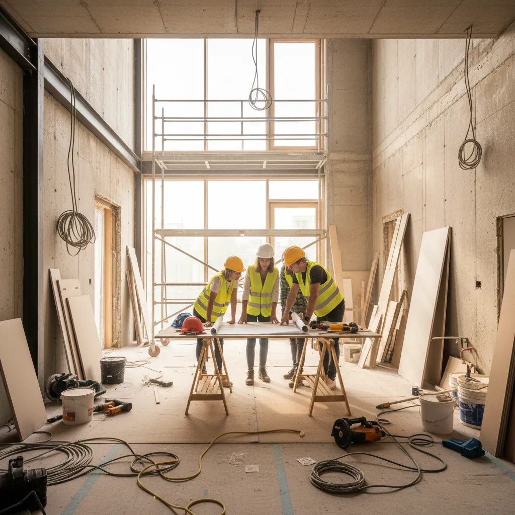 Dirección de obras interiorismo en escuela de diseño