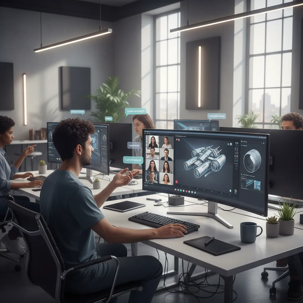 online community interface discussing and sharing 3D models